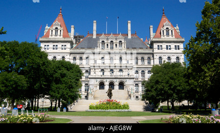 State Capitol Gebäude Albany New York Stockfoto