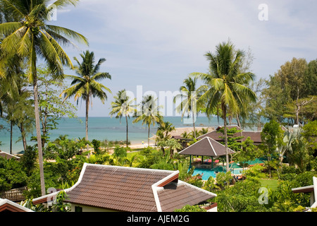 Nang Thong Bay Resort umgebaut nach Tsunami Thailand Khao Lak Stockfoto