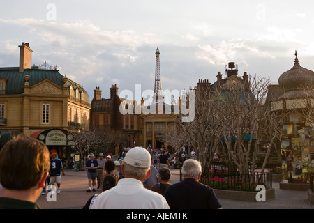 Frankreich-Pavillon, World Showcase, Epcot Center Theme Park, Walt Disney World, in Lake Buena Vista, Florida, USA Stockfoto