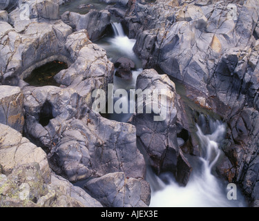 Shut-ins East Fork des Black River, Johnson Shut-ins State Park in Missouri Stockfoto