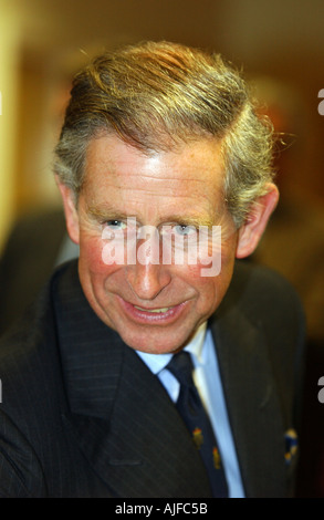 Prinz Charles während der offiziellen Verlobung Stockfoto