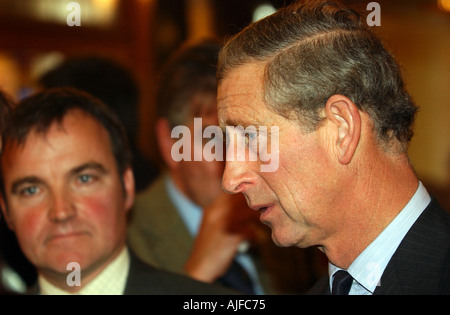 Prinz Charles während der offiziellen Verlobung Stockfoto