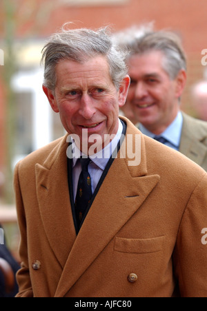 Prinz Charles während der offiziellen Verlobung Stockfoto