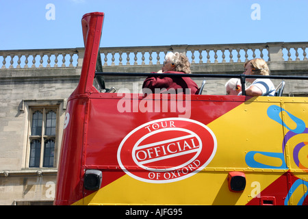 Offizielle Oxford-Tour-Bus Stockfoto