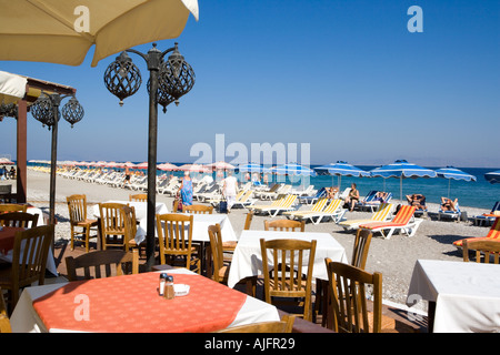 TRIANDA STRAND RHODOS GRIECHENLAND Stockfoto