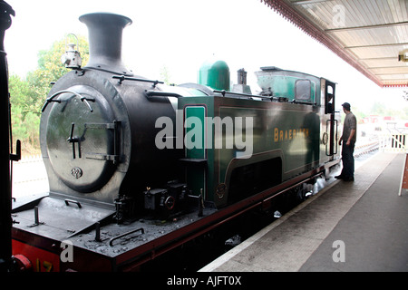 Strathspey Dampfeisenbahn, Aviemore, Schottland Stockfoto