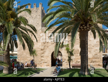 Mauern der Altstadt, Alcudia, Mallorca, Spanien Stockfoto