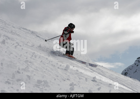 Hinterland, Skifahren und Snowboarden bei Cat Skihütte und Heli Ski-Touren in der Umgebung von Whistler, British Columbia Stockfoto