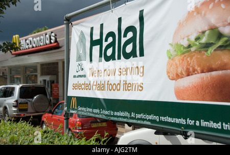 Halal-McDonald in Southall, London, England Stockfoto