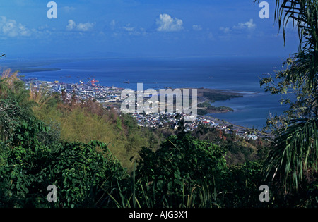 Blick über Port Of Spain, Trinidad Stockfoto