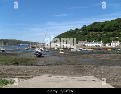 Hafen von Fishguard im Pembrokeshire Wales im August 2007 Stockfoto