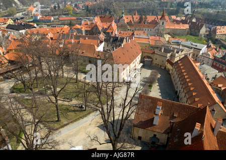 Cesky Krumlov Stockfoto