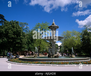 Spanien-Spanien-Madrid-Park Parque del Retiro Stockfoto