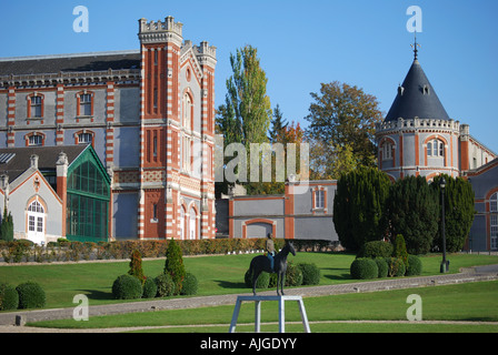 Champagner-Haus, Domaine Pommery Monopole, Reims, Marne, Region Champagne-Ardenne, Frankreich Stockfoto