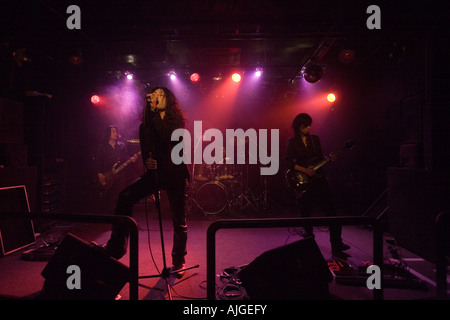 Rock-Band im Konzert Stockfoto