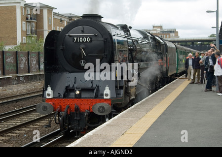 Die einzigartige Lokomotive Herzog von Gloucester unter Wasser in Kensington Olympia Stockfoto