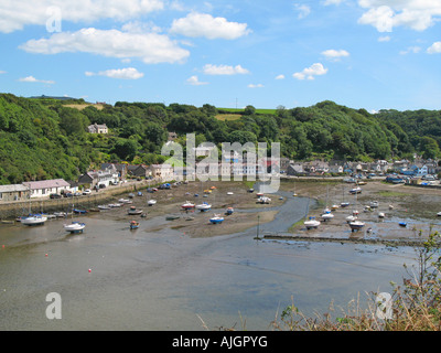 Hafen von Fishguard im Pembrokeshire Wales im August 2007 Stockfoto