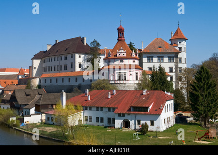 Burg in Jindrichuv Hradec, Tschechische Stockfoto