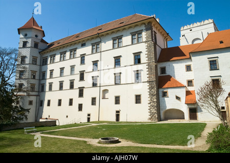 Burg in Jindrichuv Hradec, Tschechische Stockfoto