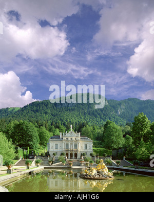 DE - Bayern: Linderhof Castle in der Nähe von Ettal Stockfoto