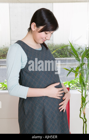 Schwangere Frau Stockfoto