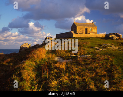 Fishermans Kapelle auf der Insel, St.Ives, West Penwith, Cornwall, England. Stockfoto