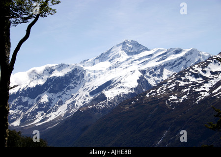 Mt Aspiring Tititea Südinsel Neuseeland Stockfoto