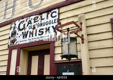Historischen Cardrona Hotel Gälisch Whisky Zeichen Südinsel Neuseeland Stockfoto