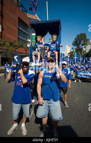 Anti-Howard Workchoices Union Rallye Arbeit links 2007 Stockfoto