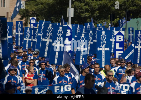 Anti-Howard Workchoices Union Rallye Arbeit links 2007 Stockfoto