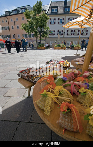 Markt in Zell am See Stockfoto