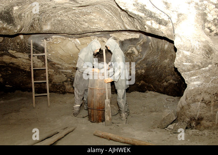 Salzbergwerk Wieliczka bei Krakau Polen Salzbergwerk in Wieliczka ist auf UNESCO s erste Liste des Weltkultur- und Naturerbes Stockfoto