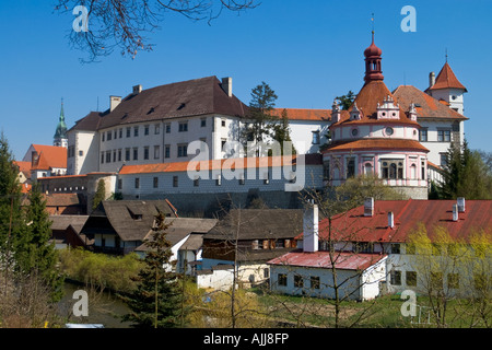 Burg in Jindrichuv Hradec, Tschechische Stockfoto