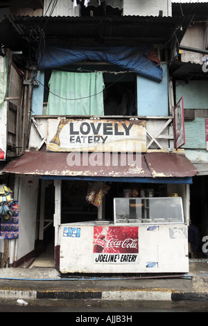 Typische Straßenszene Intramuros Manila Philippinen Stockfoto