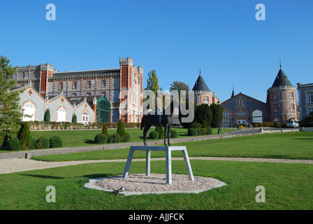 Champagner-Haus, Domaine Pommery Monopole, Reims, Marne, Region Champagne-Ardenne, Frankreich Stockfoto