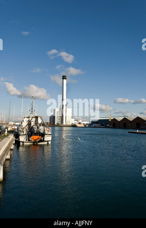 Shoreham Docks kombiniert Cycle Gas Turbine Power Station Sussex Stockfoto