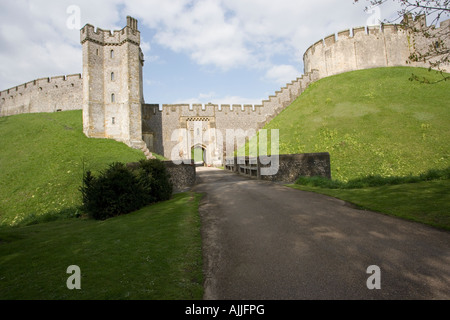 Arundel Castle Chichester Arun West Sussex England Stockfoto