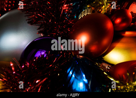 Weihnachtsfeiern Weihnachten "Neues Jahr" Dekorationen Stockfoto