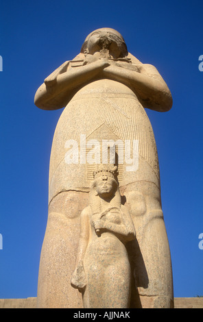 Die unbekannte Statue von Ramses II. in Karnak-Tempel Stockfoto