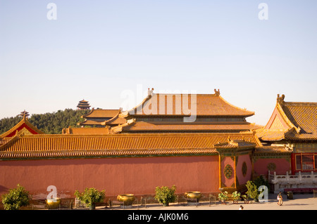 Die Verbotene Stadt Unesco Erbe Peking China Stockfoto