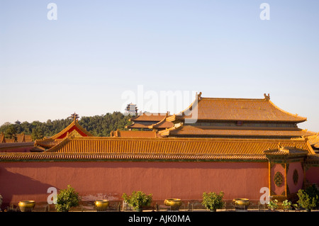 Die Verbotene Stadt Unesco Erbe Peking China Stockfoto