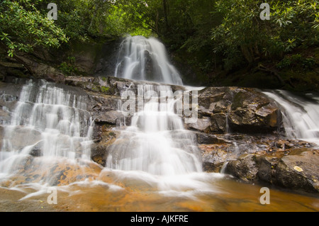 Laurel Creek Falls, Great Smoky Mountains National Park, Tennessee, USA Stockfoto