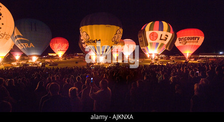 Night Glow in Bristol Stockfoto