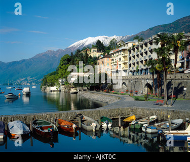 Ascona Schweiz am Lago Maggiore Stockfoto