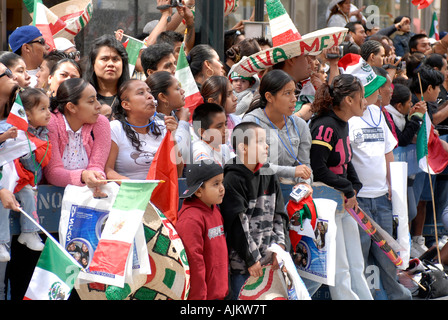 Mexikanische Independence Day Parade in New York City Stockfoto