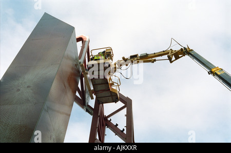 Bau der vier Channel 4 im HQ London Stockfoto