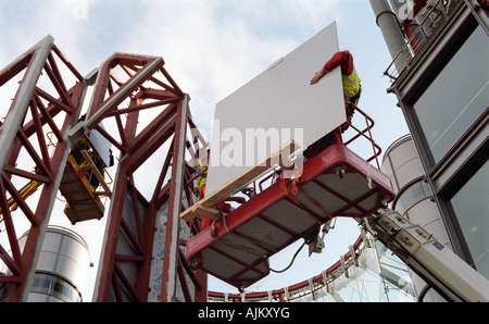 Bau der vier Channel 4 im HQ London Stockfoto