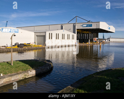 Associated British Ports Docks in Goole East Yorkshire UK Stockfoto