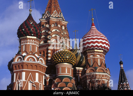 Basilius-s-Kathedrale in Moskau-Russland Stockfoto