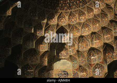 Stalaktiten in der Masdjed-e Imam-Moschee, Iran, Isfahan Stockfoto